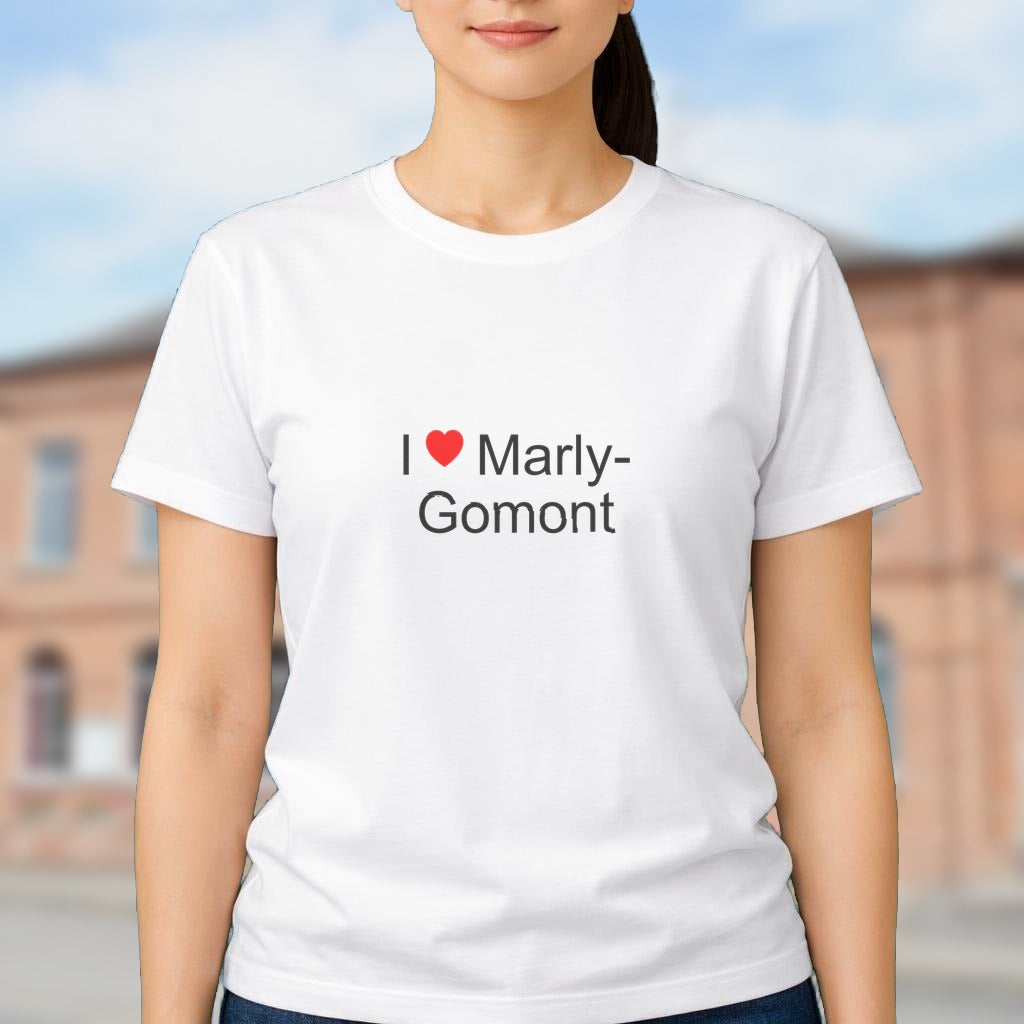 T-shirt I love marly-gomont