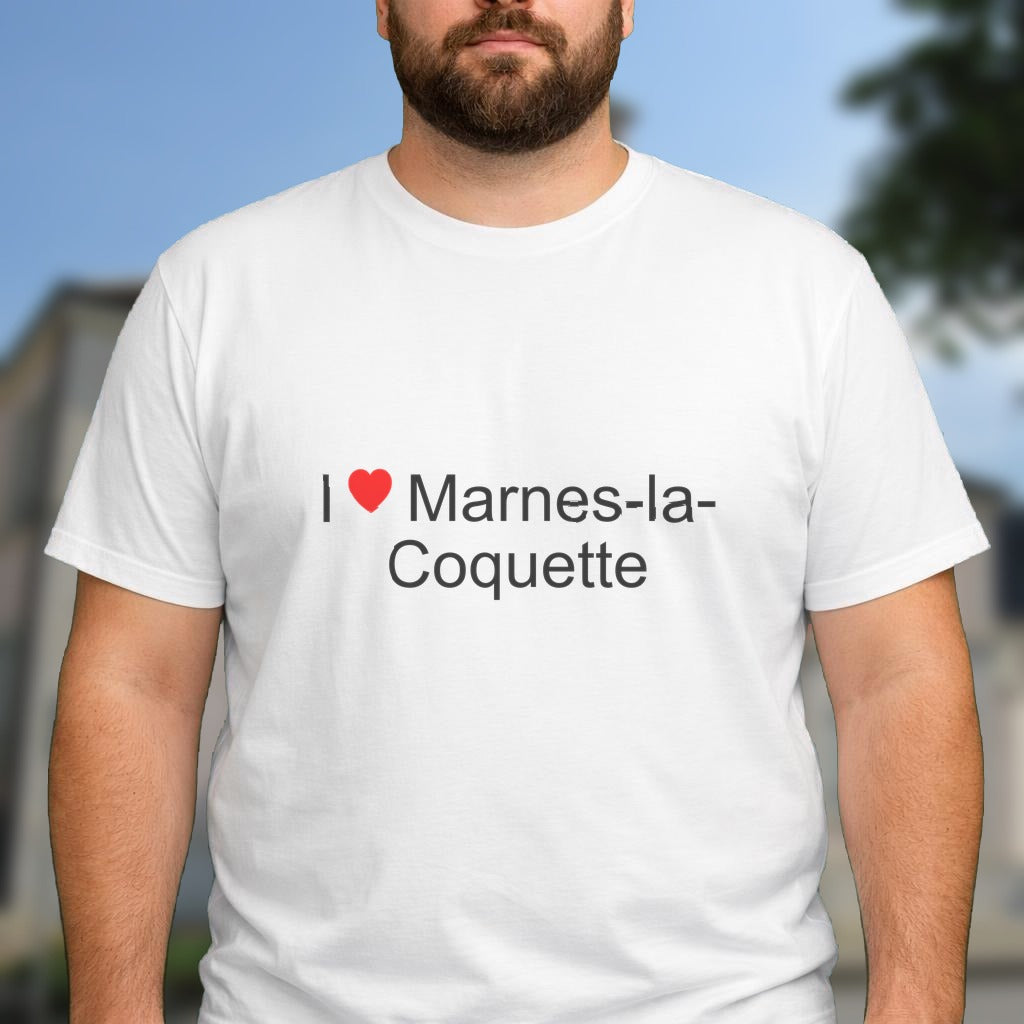 T-shirt I love marnes-la-coquette