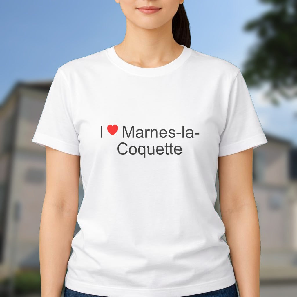 T-shirt I love marnes-la-coquette