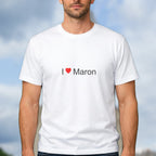 T-shirt I love maron