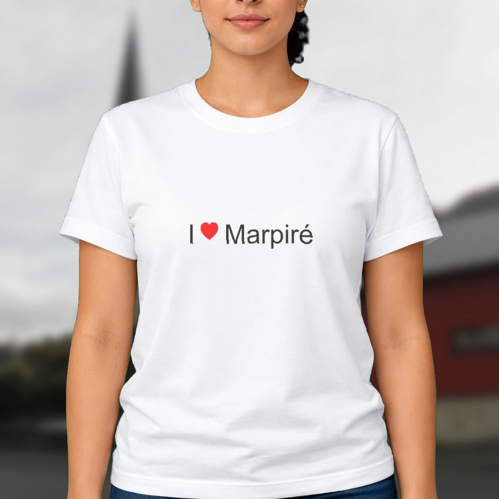 T-shirt I love marpiré