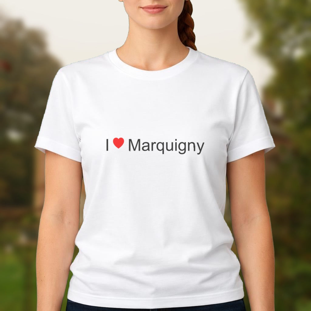 T-shirt I love marquigny
