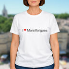 T-shirt I love marsillargues