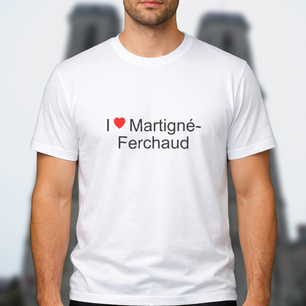 T-shirt I love martigné-ferchaud