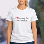 T-shirt I love maruéjols-lès-gardon