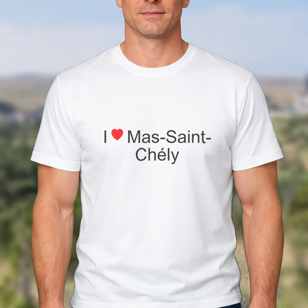 T-shirt I love mas-saint-chély