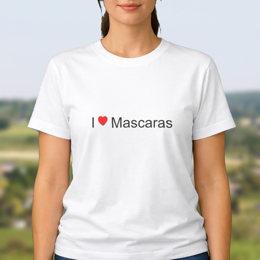 T-shirt I love mascaras