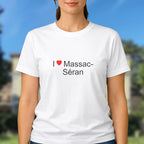 T-shirt I love massac-séran