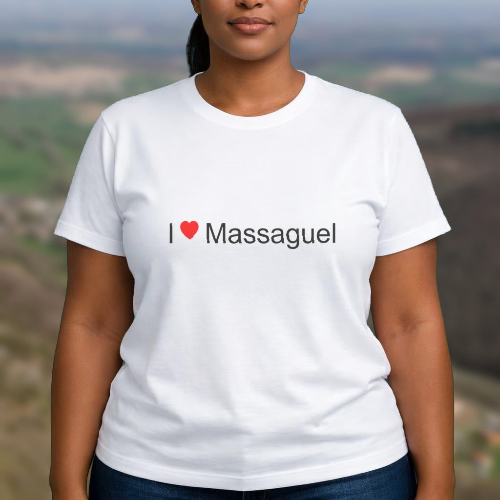 T-shirt I love massaguel