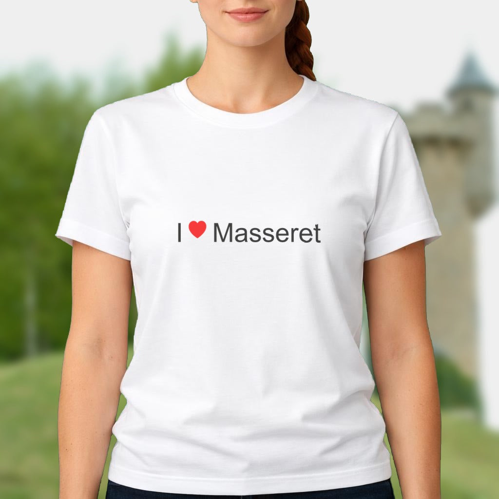 T-shirt I love masseret