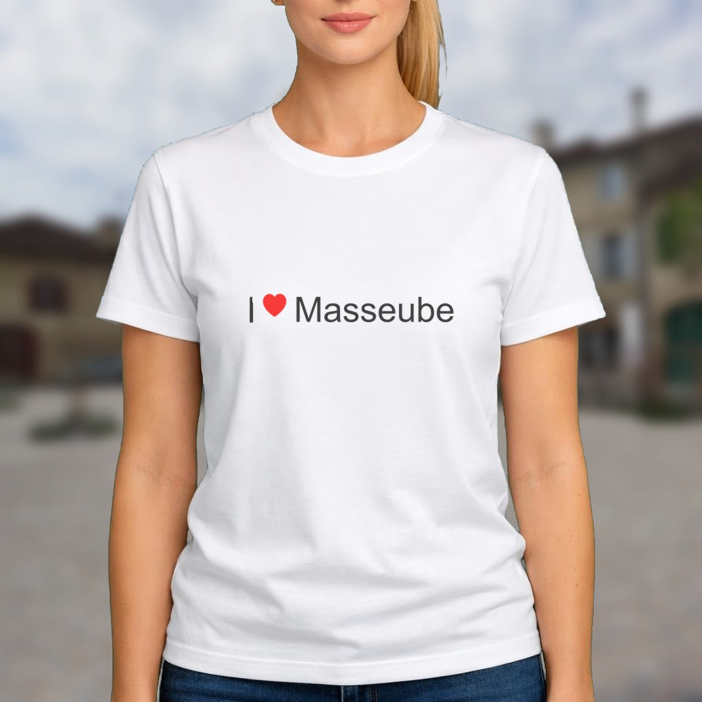 T-shirt I love masseube
