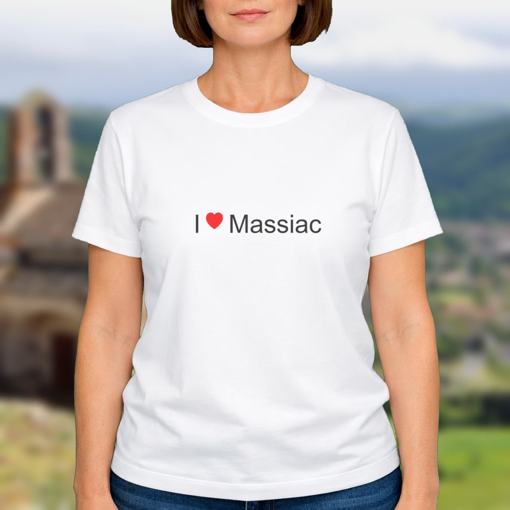 T-shirt I love massiac