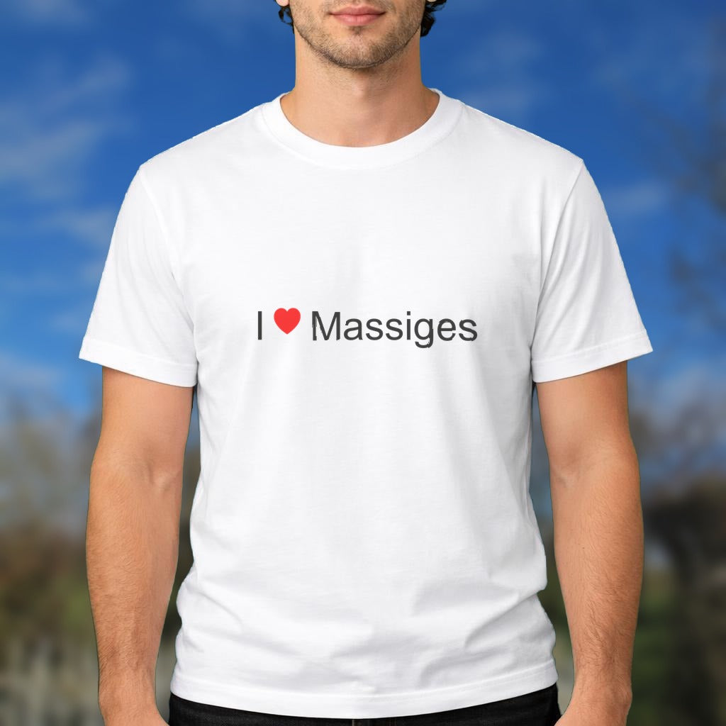 T-shirt I love massiges