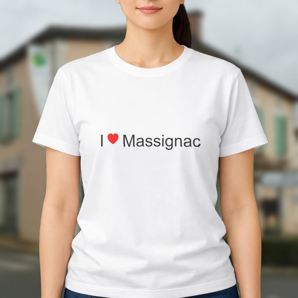 T-shirt I love massignac