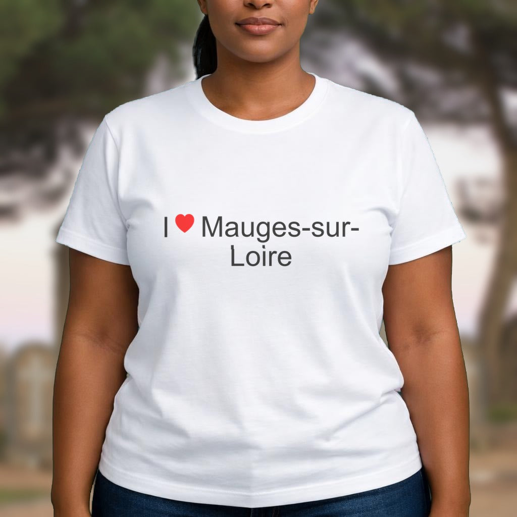 T-shirt I love mauges-sur-loire