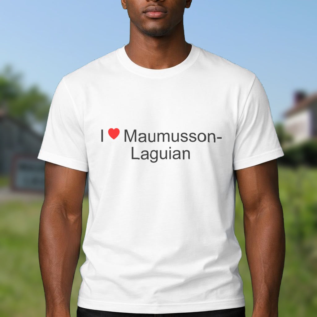 T-shirt I love maumusson-laguian