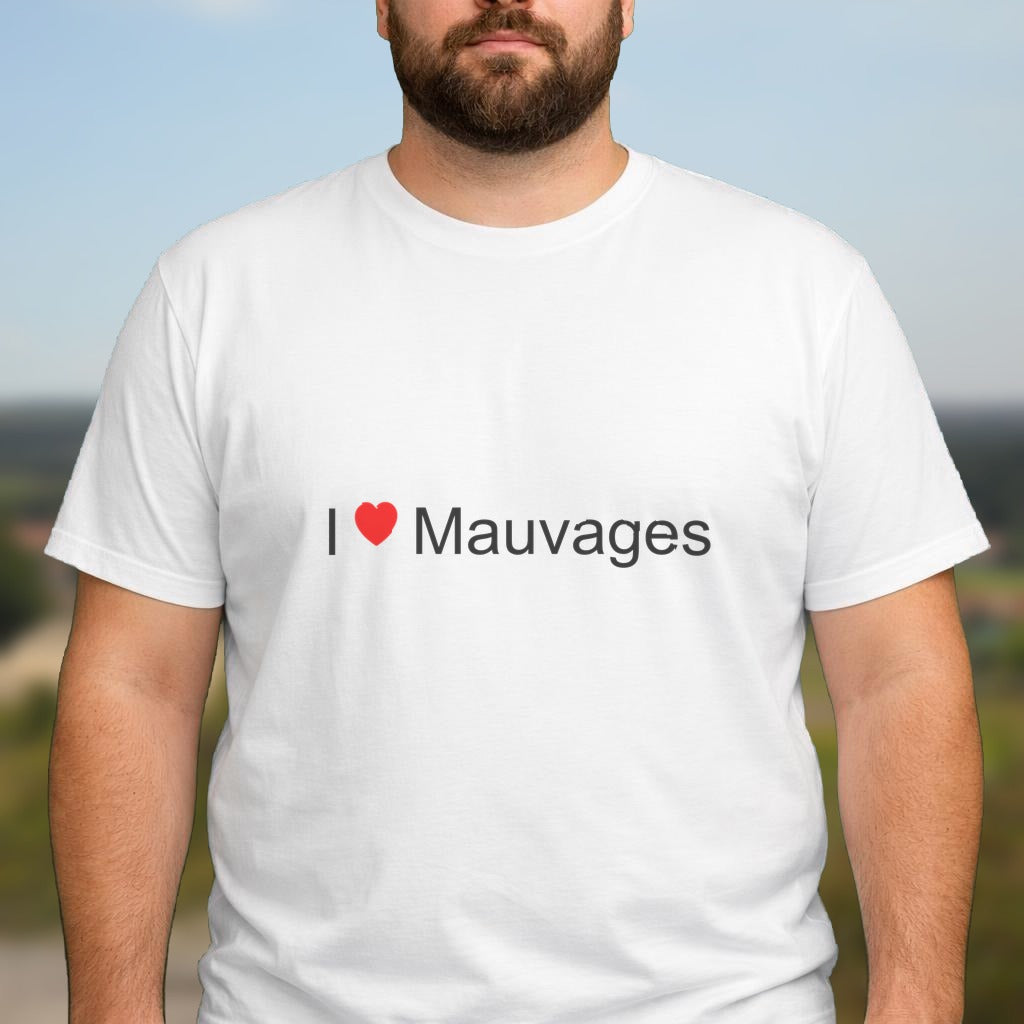 T-shirt I love mauvages
