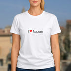 T-shirt I love mazan