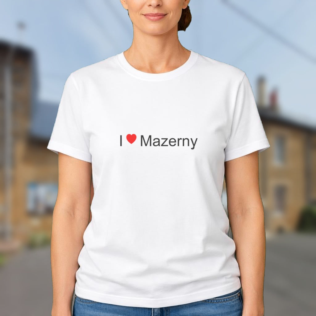 T-shirt I love mazerny