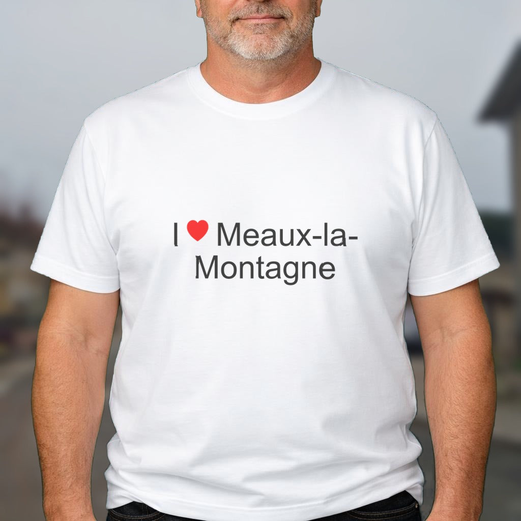 T-shirt I love meaux-la-montagne