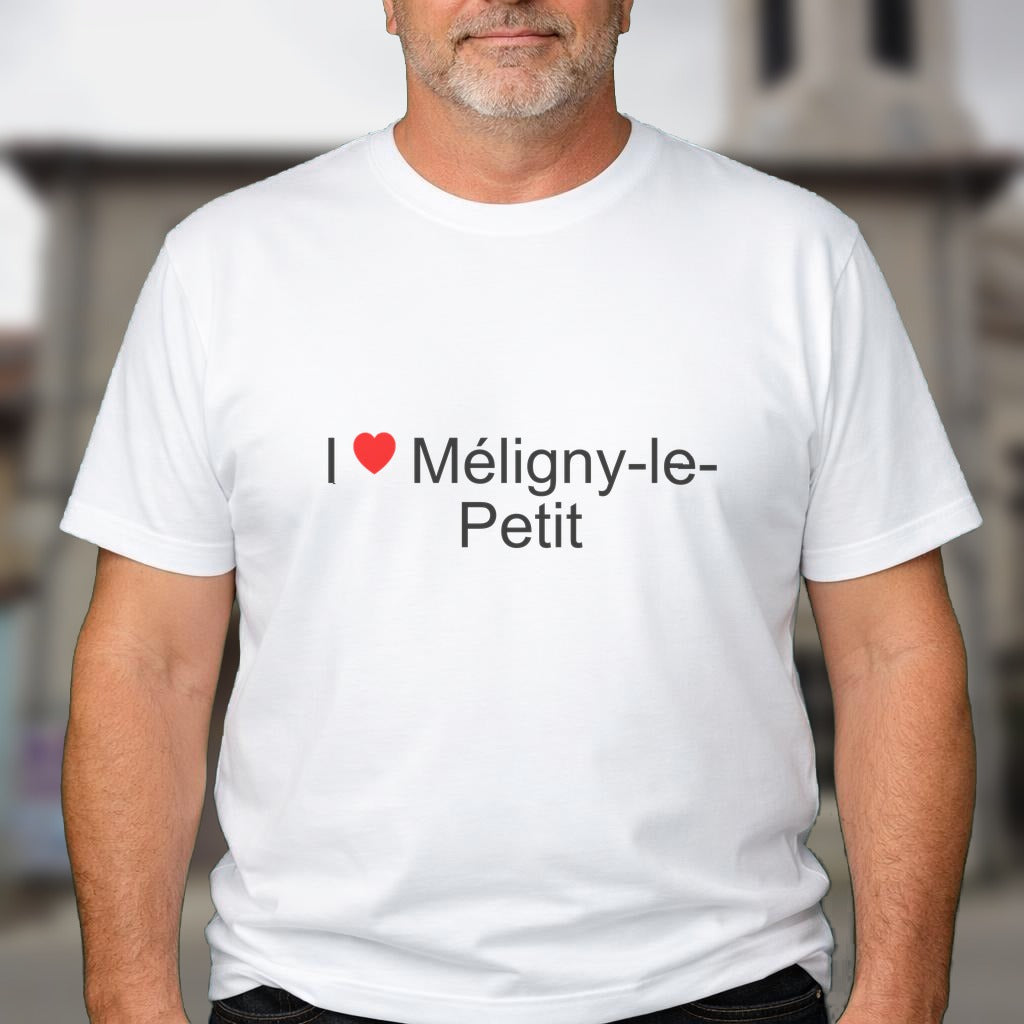T-shirt I love méligny-le-petit