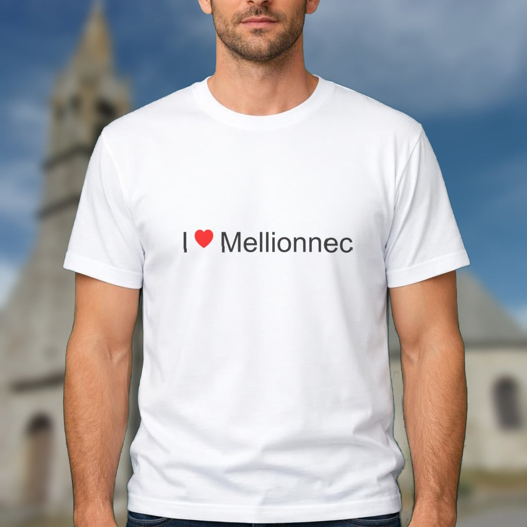 T-shirt I love mellionnec