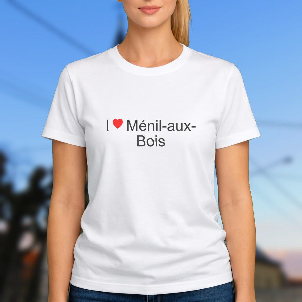 T-shirt I love ménil-aux-bois