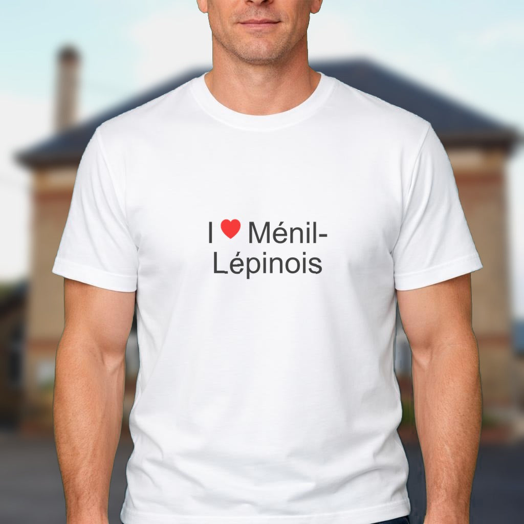 T-shirt I love ménil-lépinois