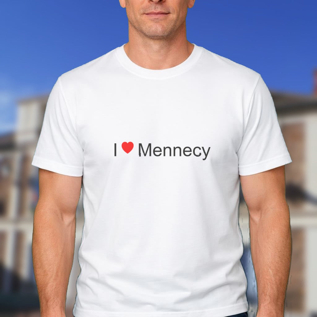 T-shirt I love mennecy