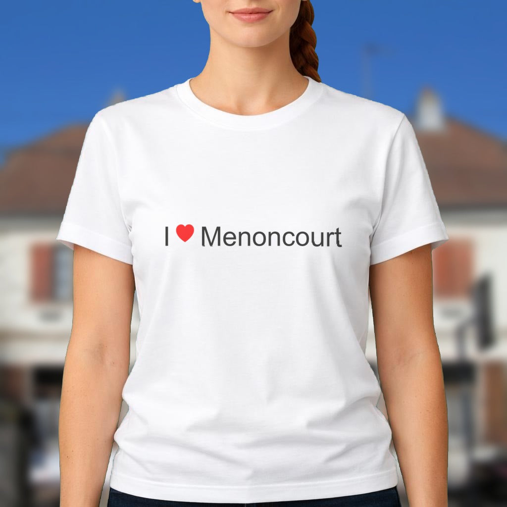T-shirt I love menoncourt