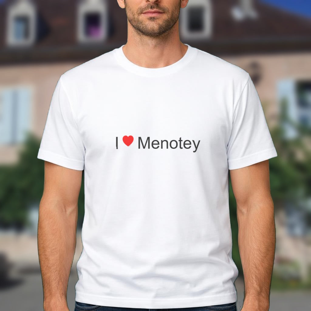 T-shirt I love menotey
