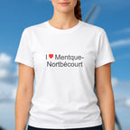 T-shirt I love mentque-nortbécourt