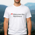 T-shirt I love méounes-lès-montrieux