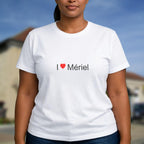 T-shirt I love mériel