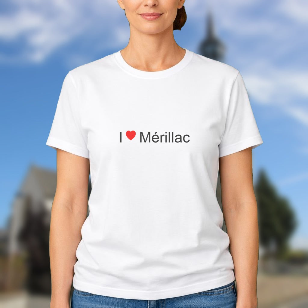 T-shirt I love mérillac