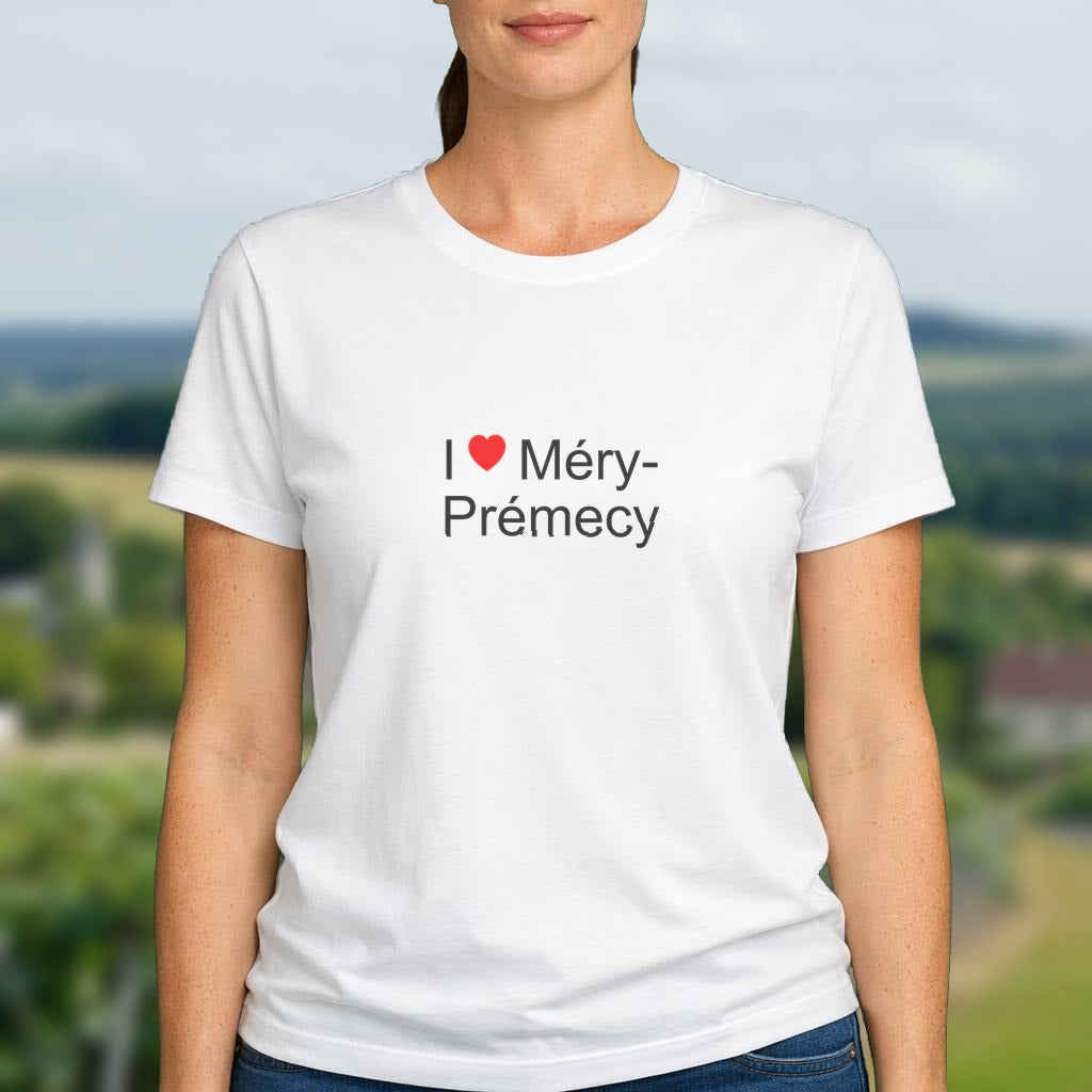 T-shirt I love méry-prémecy