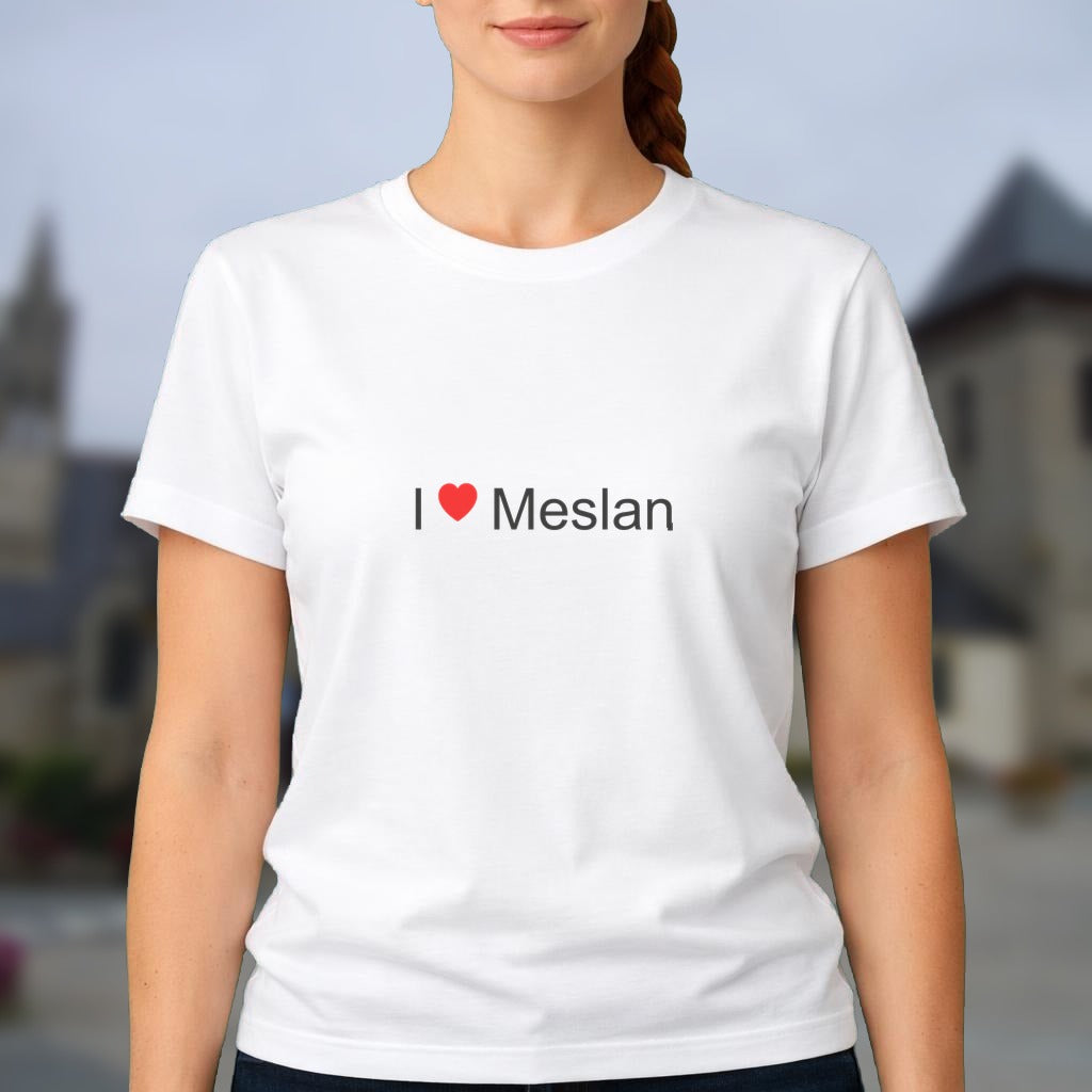 T-shirt I love meslan