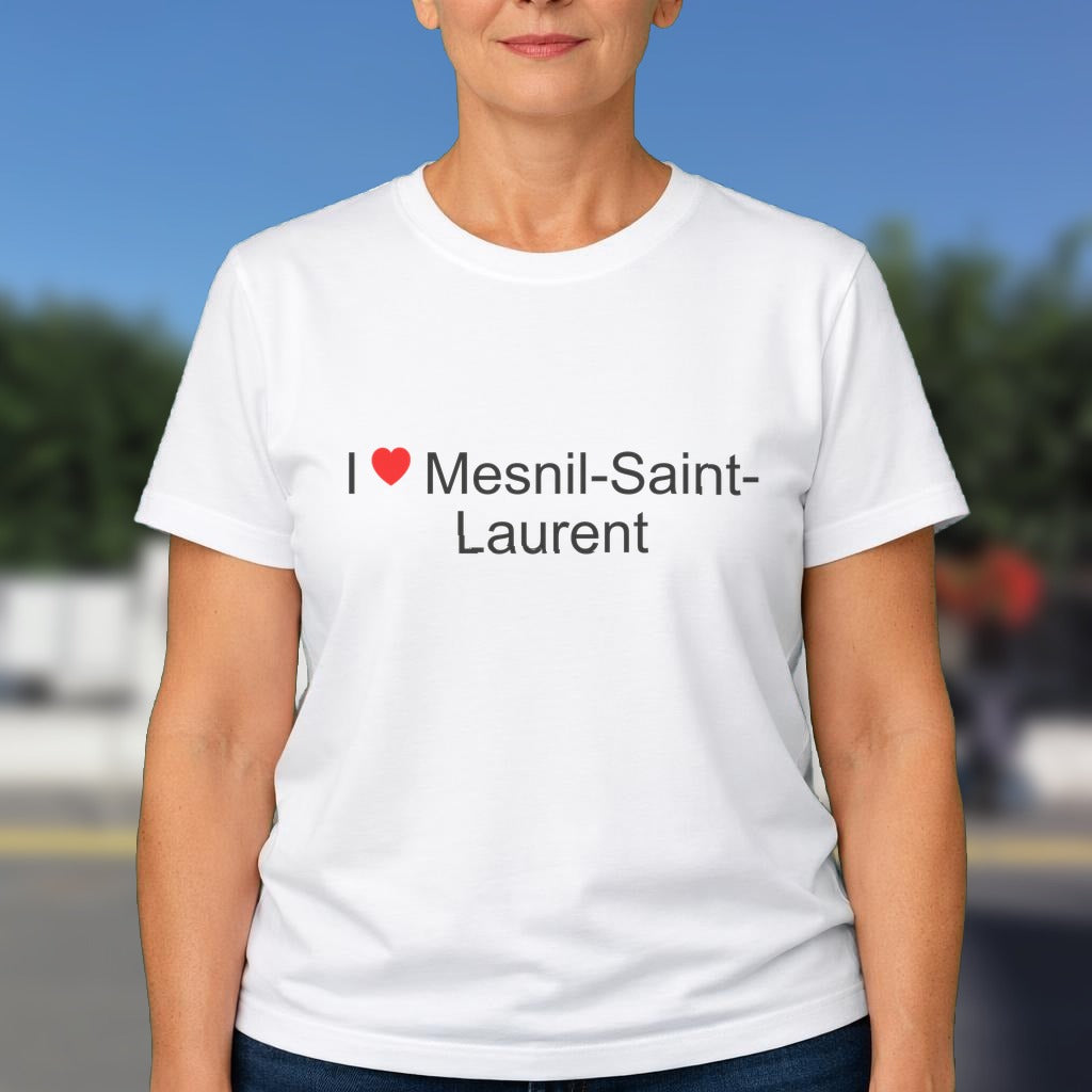 T-shirt I love mesnil-saint-laurent