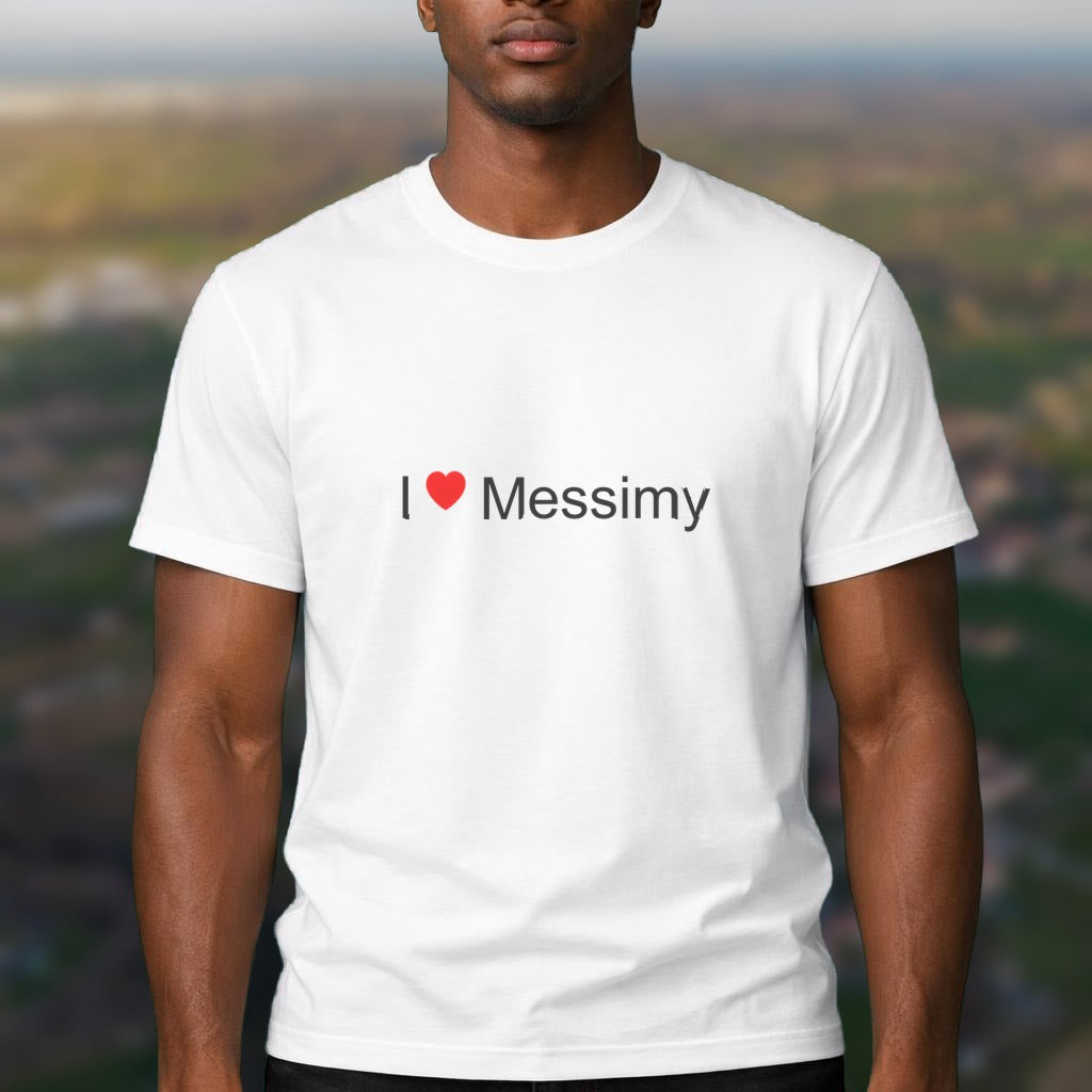 T-shirt I love messimy