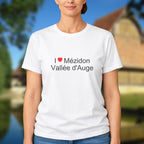 T-shirt I love mézidon vallée d'auge