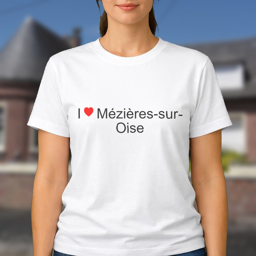 T-shirt I love mézières-sur-oise