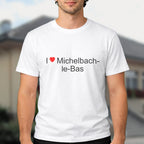 T-shirt I love michelbach-le-bas