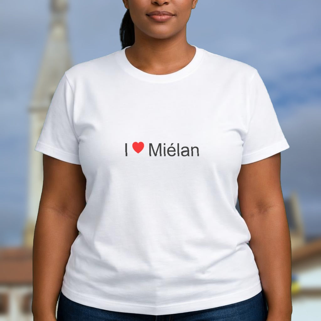 T-shirt I love miélan
