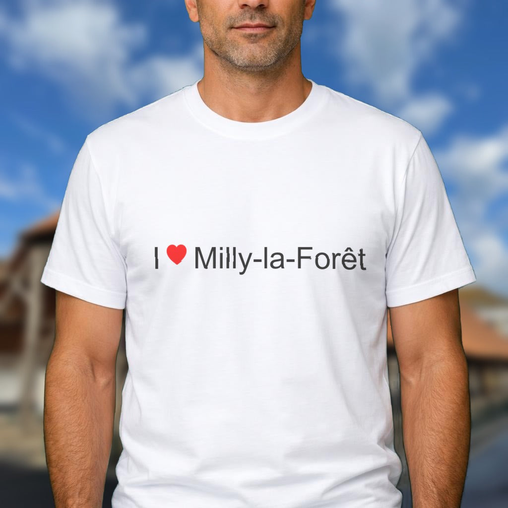 T-shirt I love milly-la-forêt