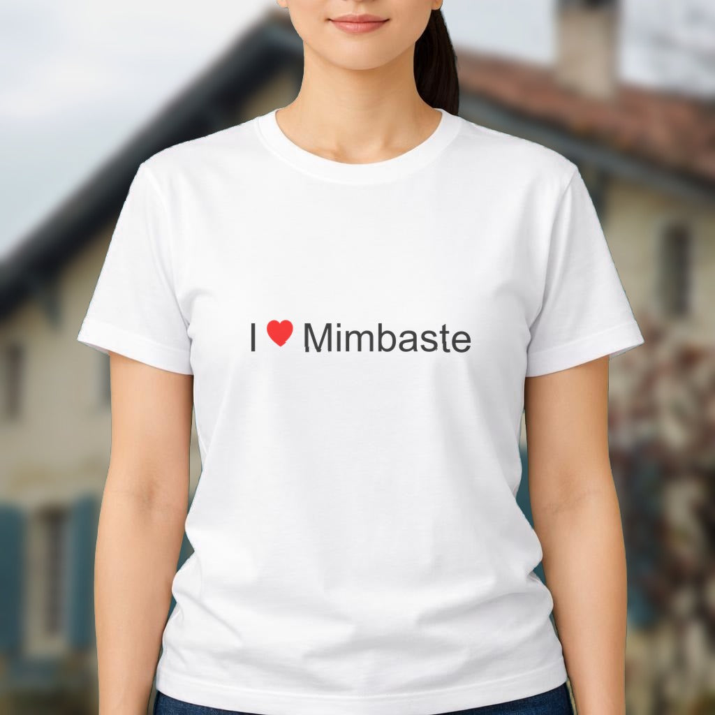 T-shirt I love mimbaste
