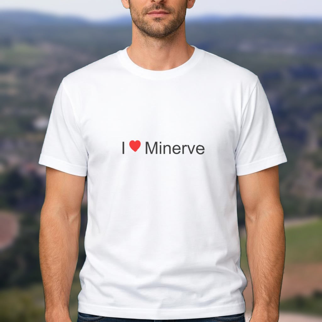 T-shirt I love minerve
