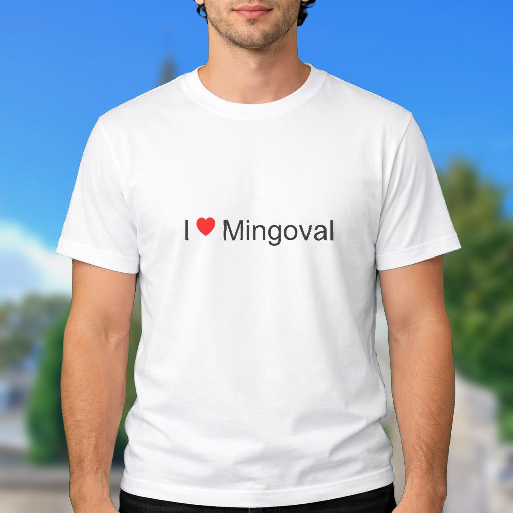 T-shirt I love mingoval