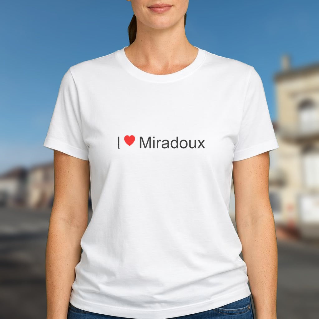 T-shirt I love miradoux