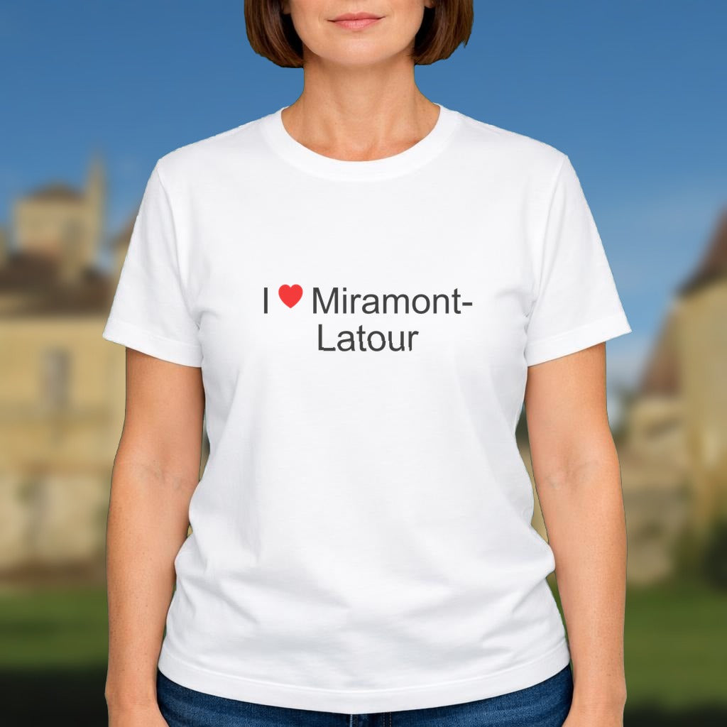 T-shirt I love miramont-latour