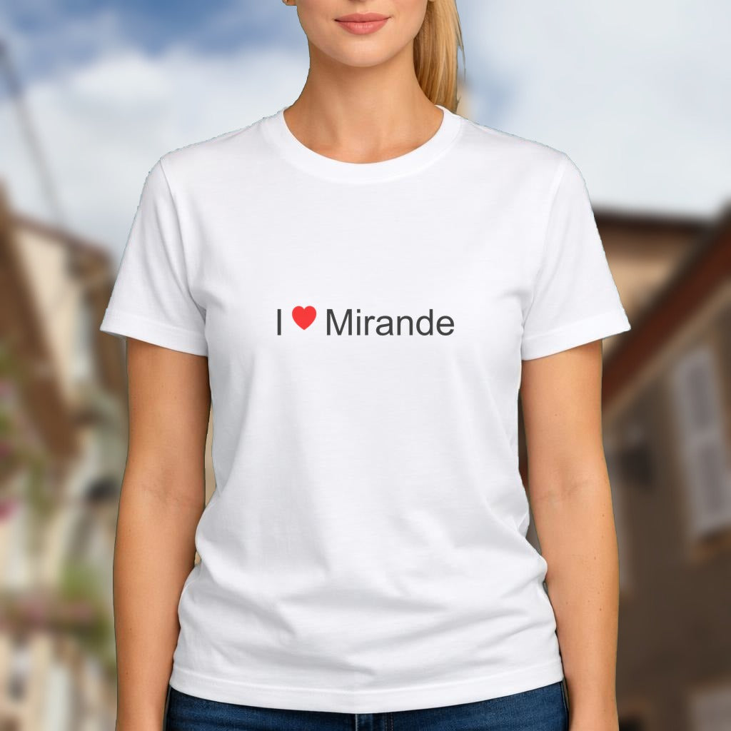 T-shirt I love mirande
